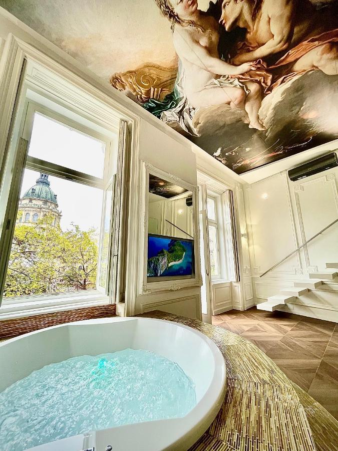 Vip Jacuzzi Luxury Apartment Budapest Bagian luar foto